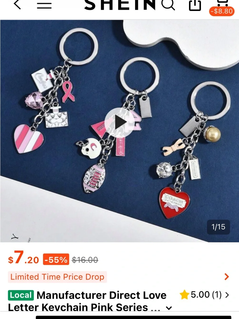 Coach key chains- BEWARE